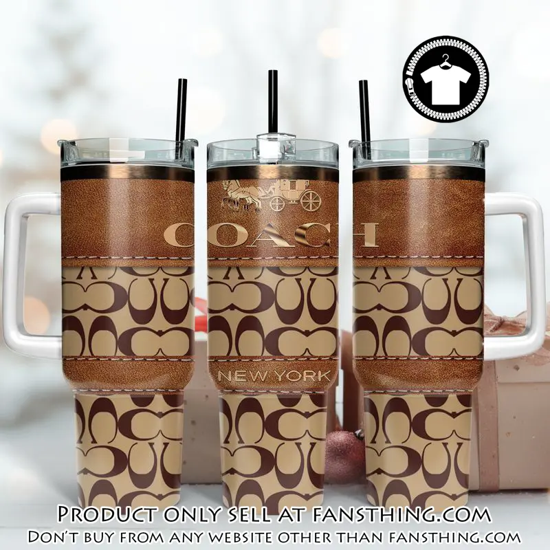 Coach new york stanley tumbler 40oz stanley tumbler coach logo ktb1120 fst0534893